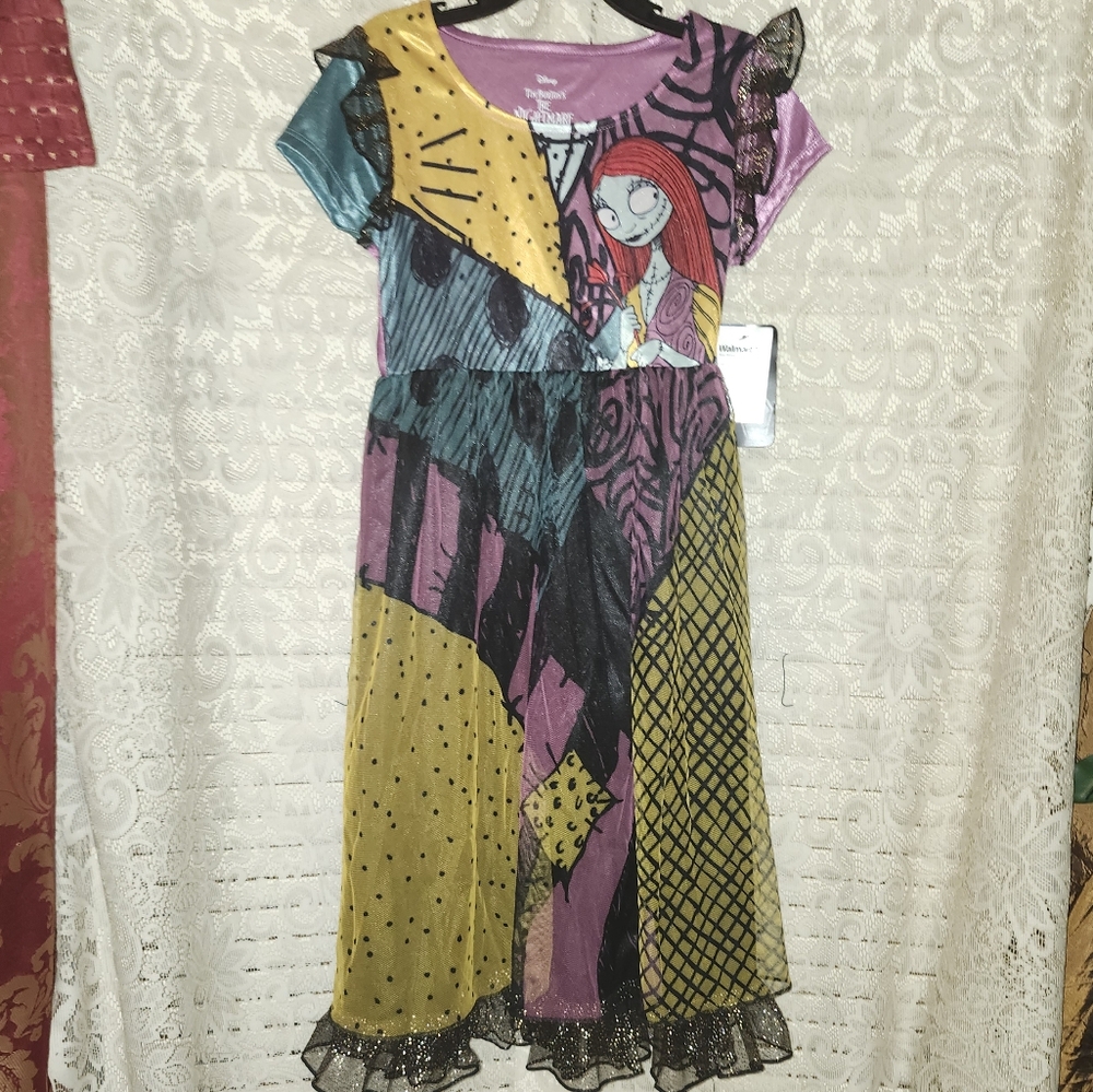 Disney The Nightmare Before Christmas Kids Dress with Black and Purple